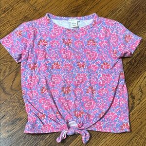 Crewcuts girls 4-5 floral print tshirt